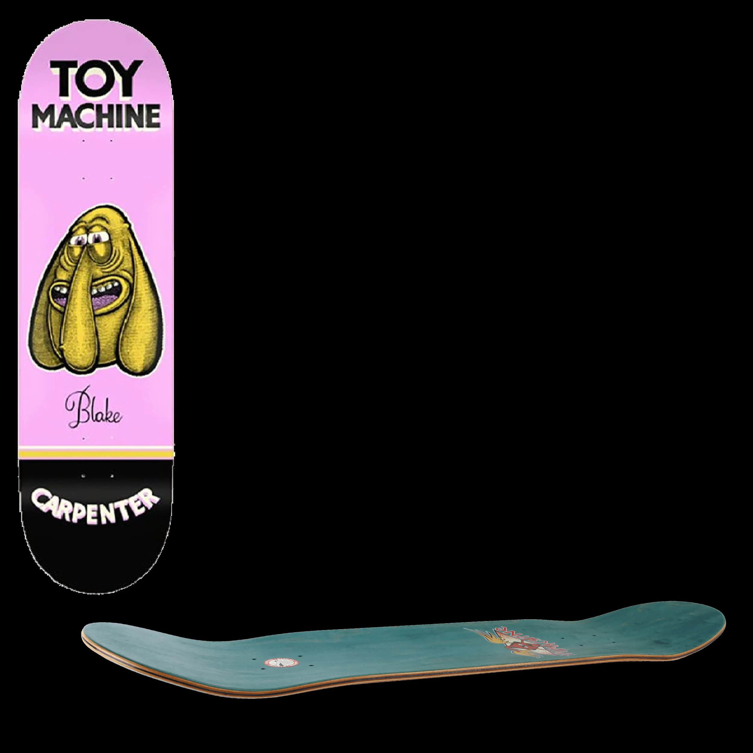 Toy Machine Pen 'N' Ink Skateboard Deck - Carpenter 8.13''