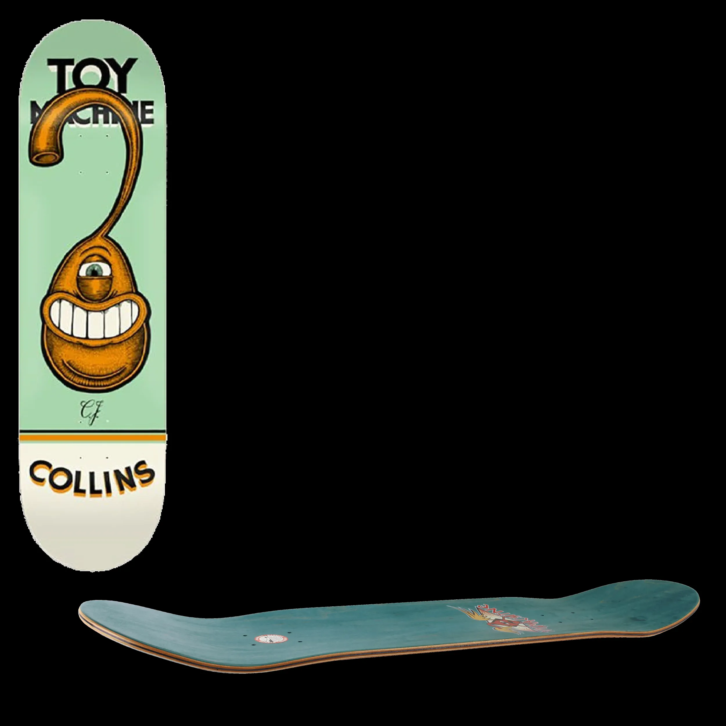 Toy Machine Pen 'N' Ink Skateboard Deck - Collins 8.25''
