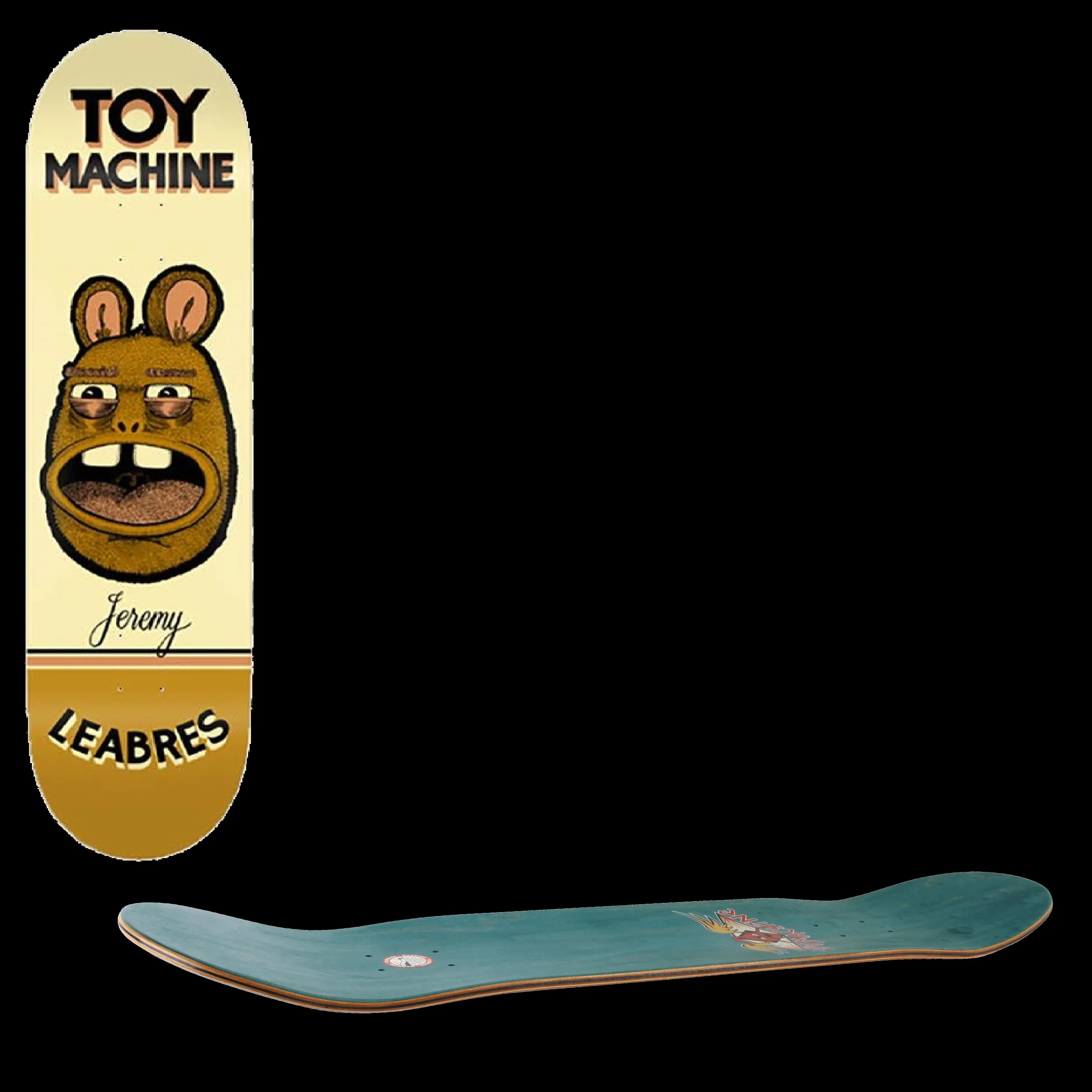 Toy Machine Pen 'N' Ink Skateboard Deck - Leabres 8.25''