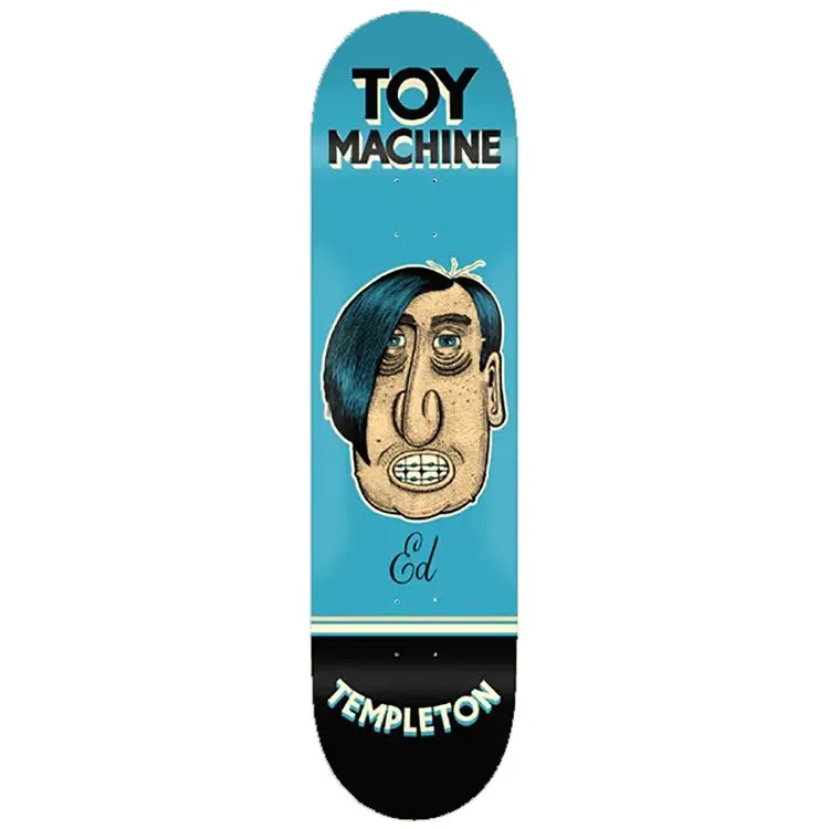 Toy Machine Pen 'N' Ink Skateboard Deck - Templeton 8.5''