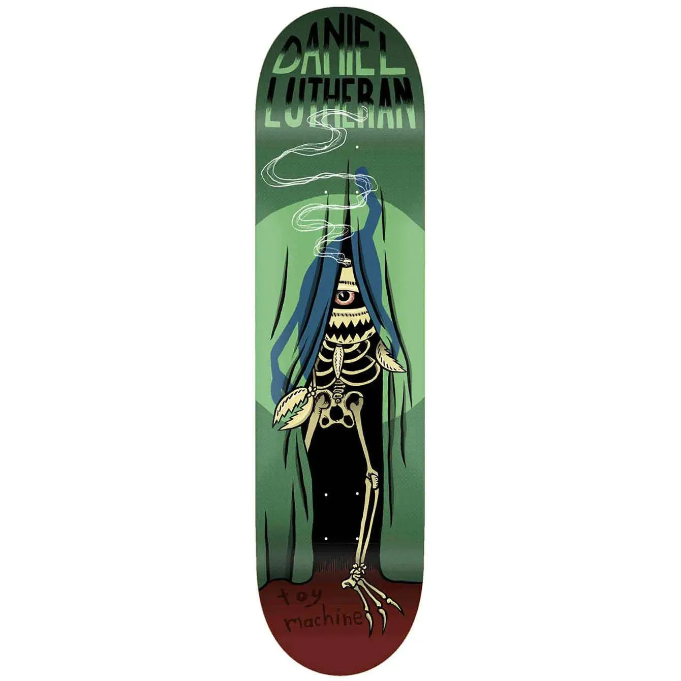 Toy Machine Curtain Skateboard Deck - Lutheran 7.88''
