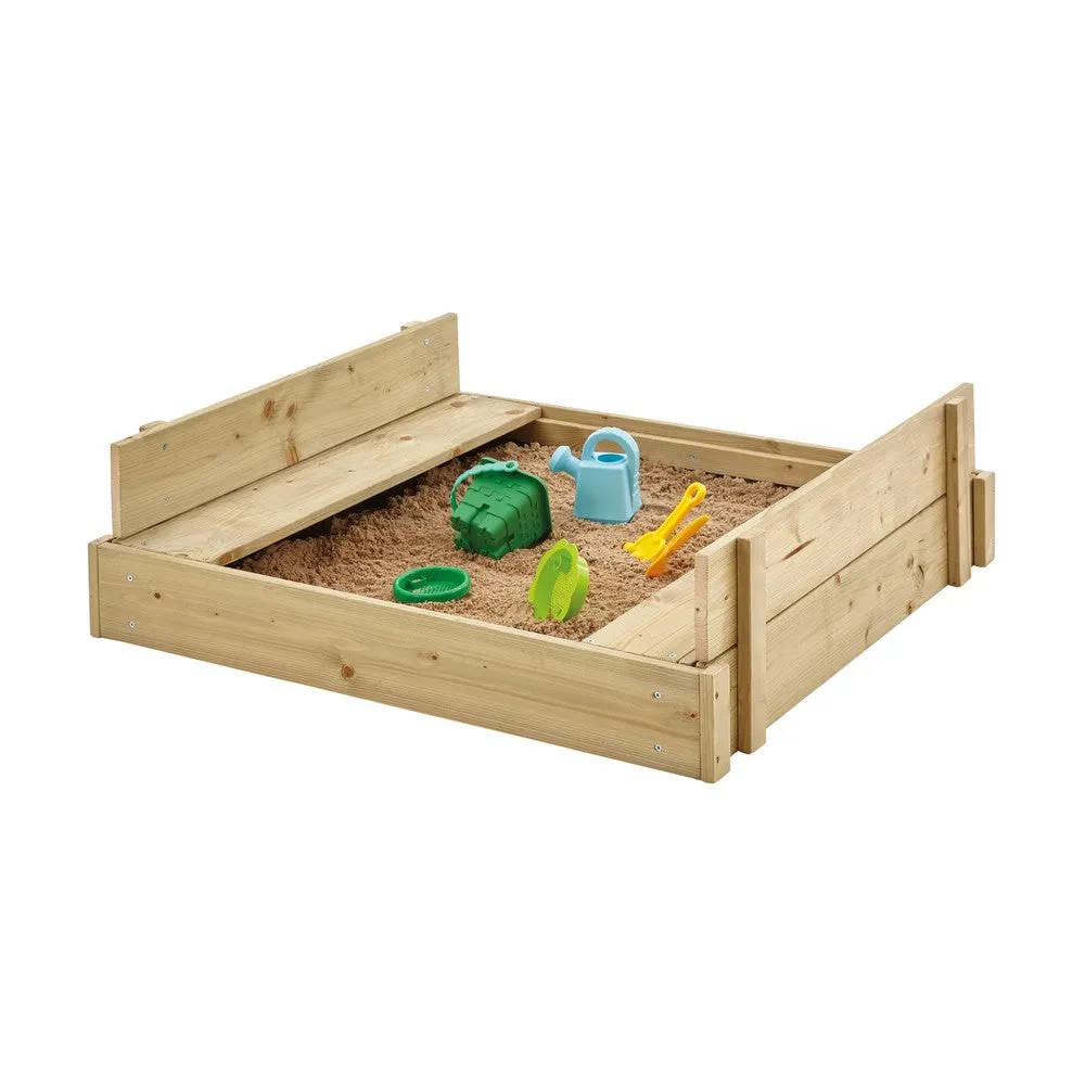 TP Wooden Lidded Sandpit