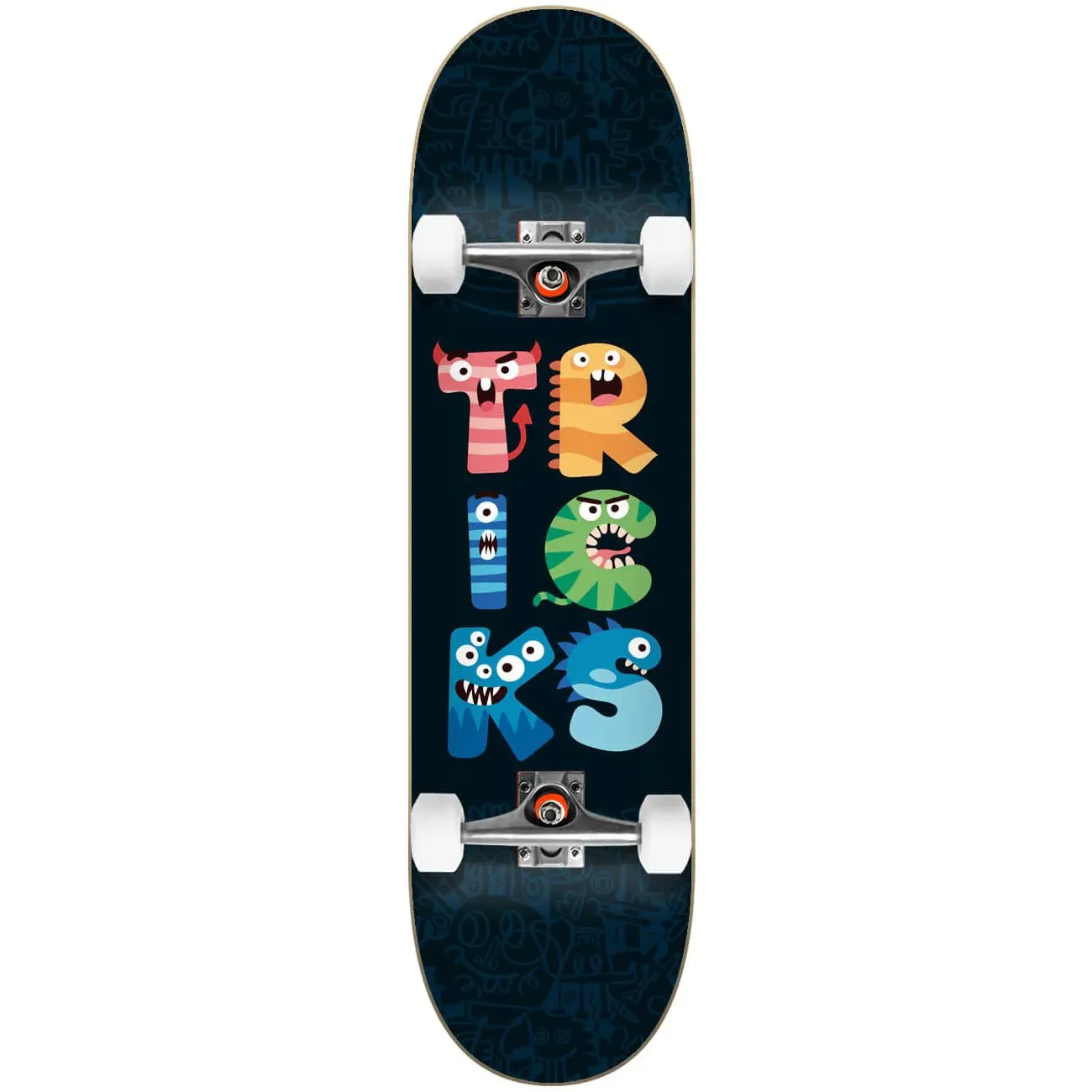 Tricks Monsters Mini Complete Skateboard - 7.25''