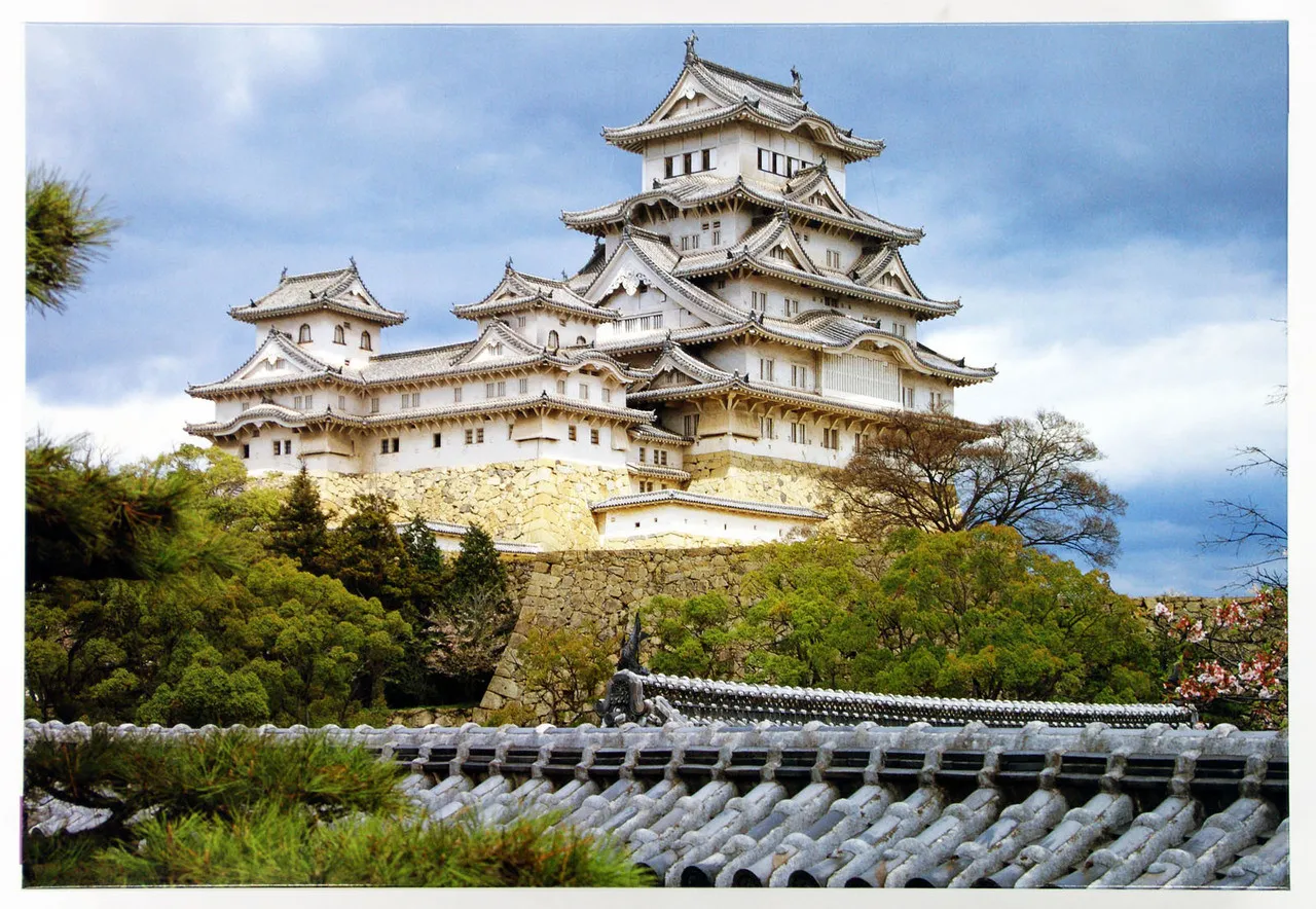 Fujimi Tatemono-12 Himeji Castle (Japan) (Large) 1/300 scale kit