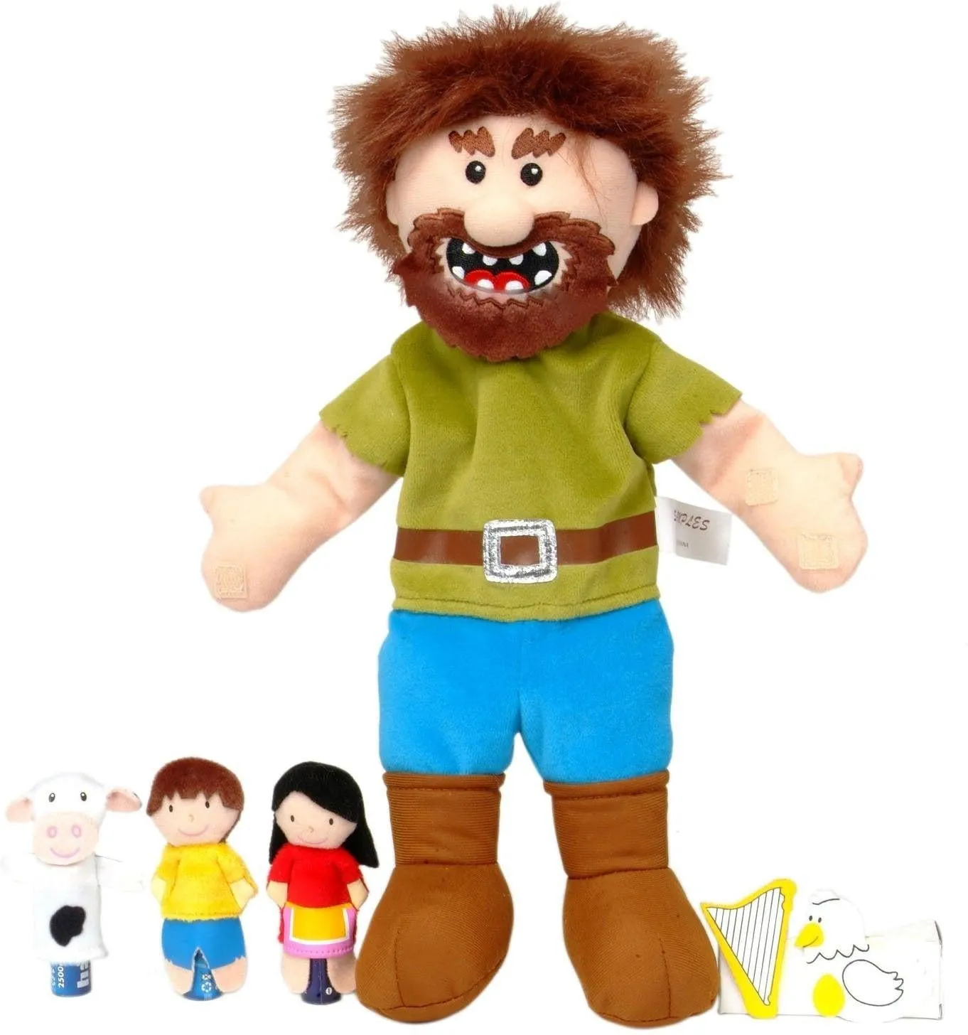 Tellatale Jack & the Beanstalk Hand Puppet Set with Finger Puppets