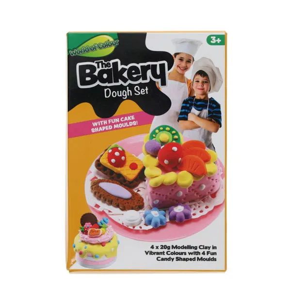 The Bakery Dough - 4 x 20g Play Dough and Accessories