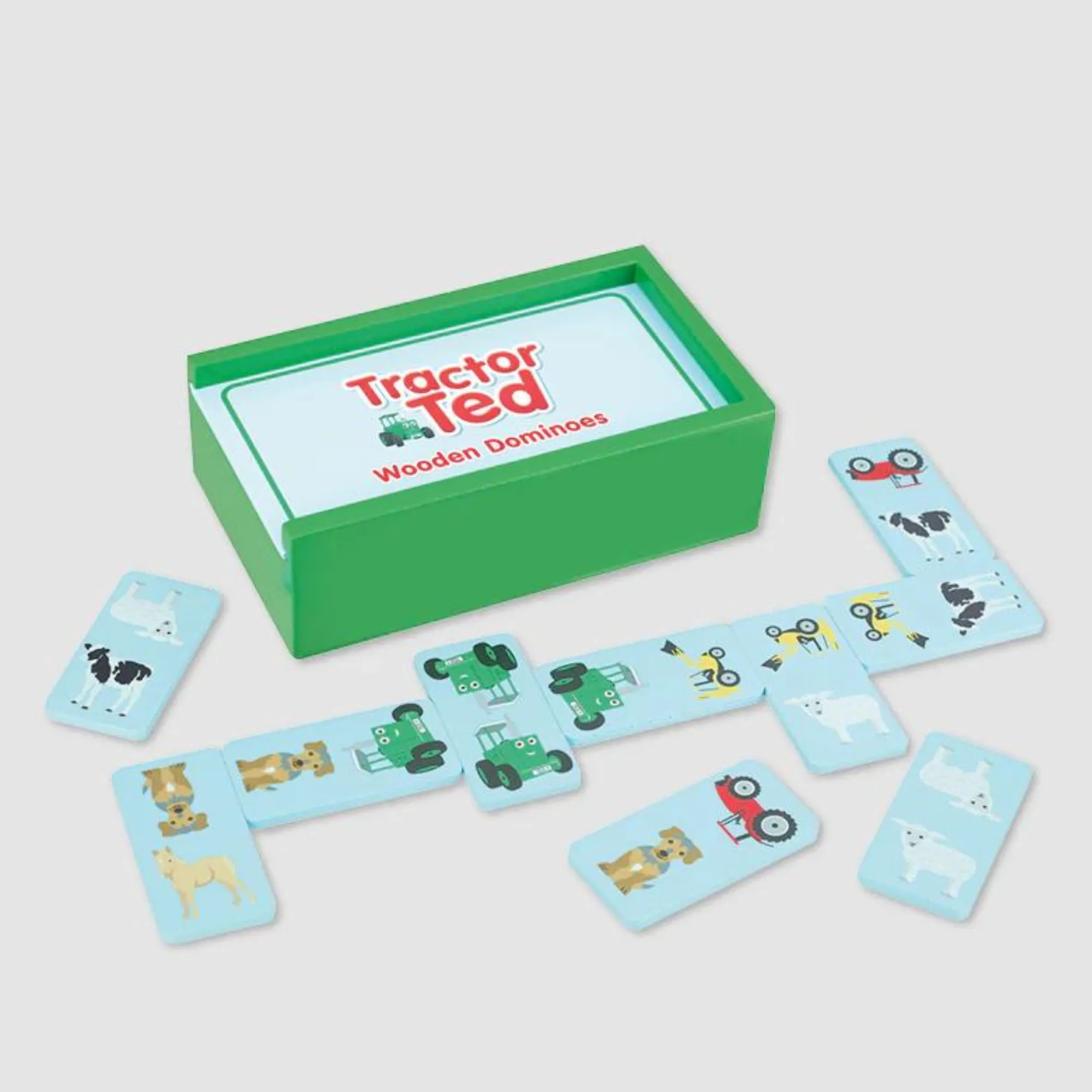 Tractor Ted Wooden Farm Dominoes