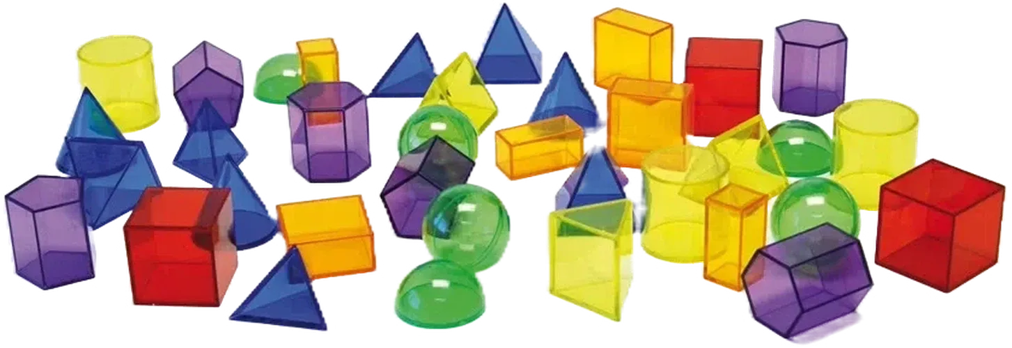 Translucent Geometric Shapes - Pk36