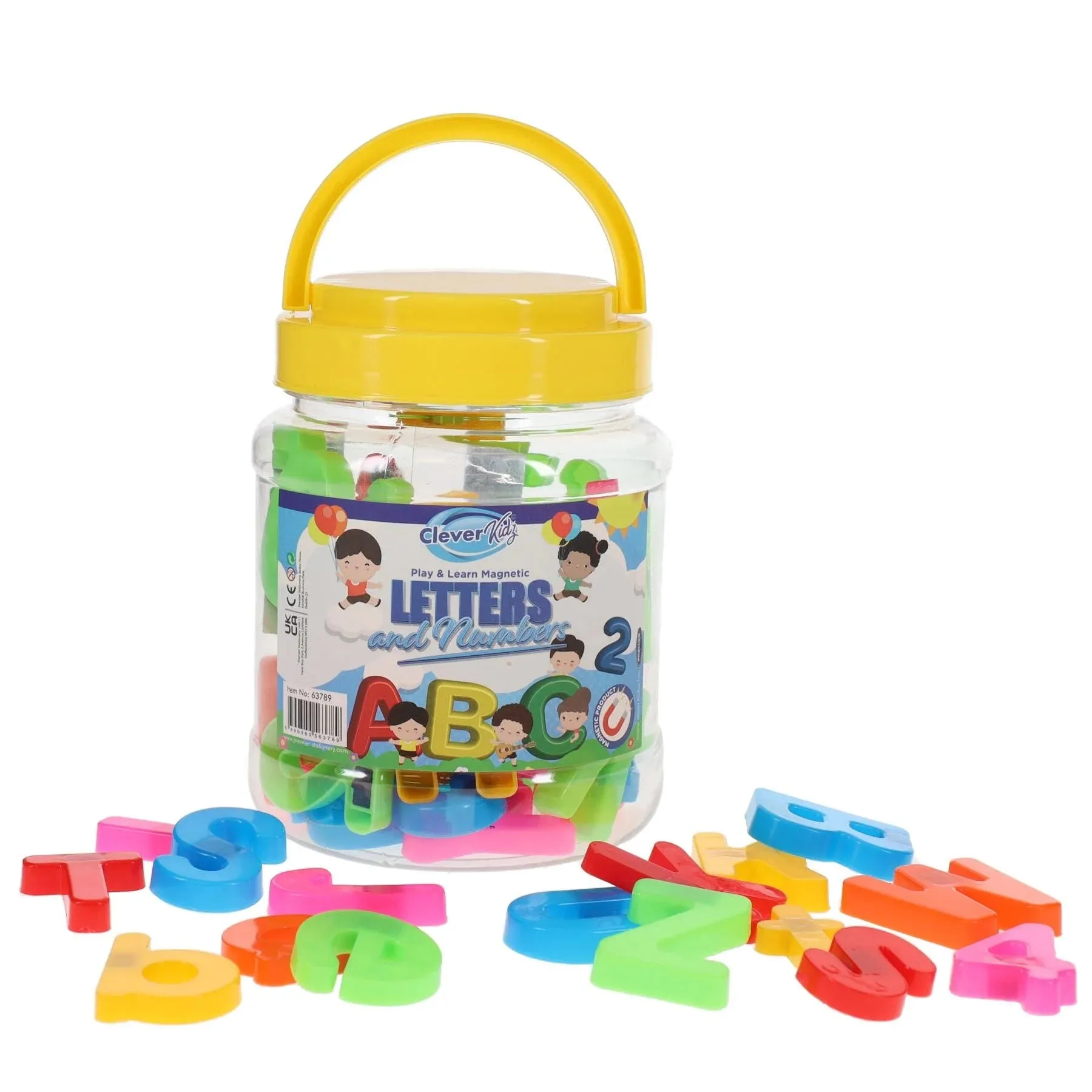Tub 68 Magnetic Abc Letters & Numbers