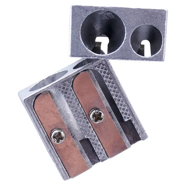 Twin Hole Metal Pencil Sharpener 30 Pcs