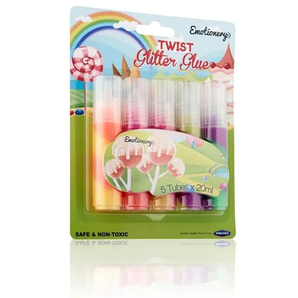Twist Glittler Glues - 5 Pack