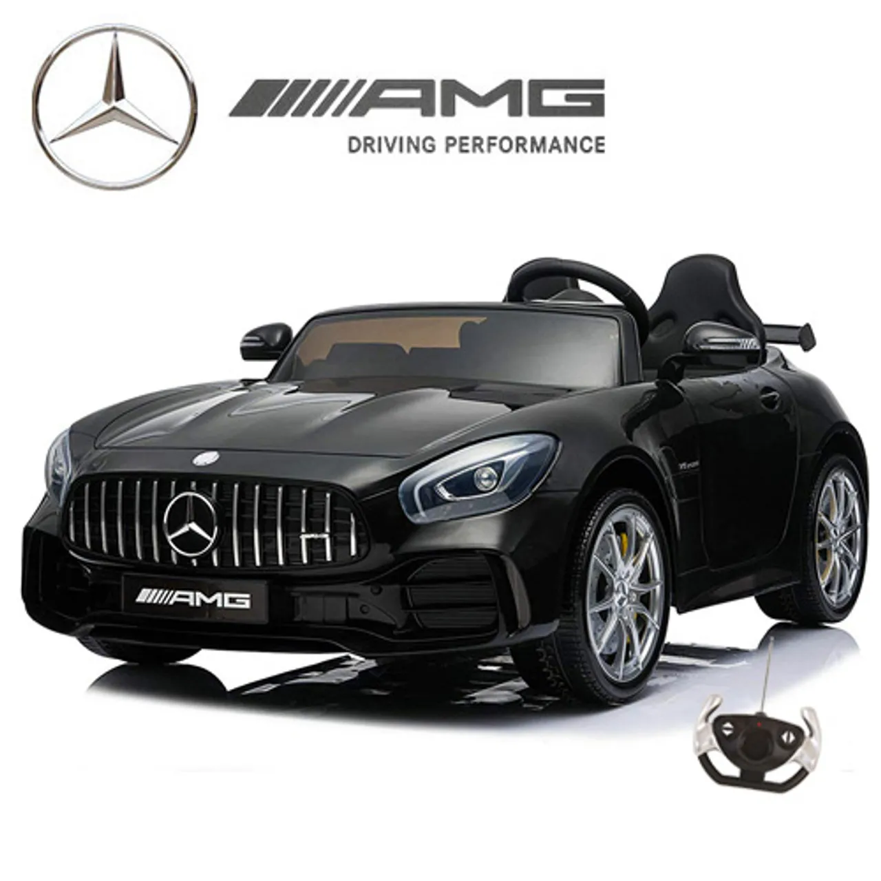 24V 2-Seat Elite Version 2WD MP3 Black Mercedes GTR Ride-On