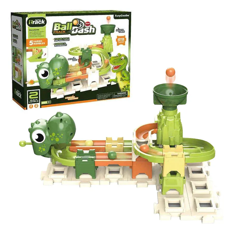 Ball Dash Dinosaur Theme Playset Track 28 Piece