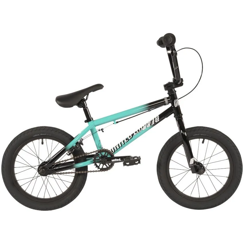United Recruit 16'' Complete BMX - Aqua Fade