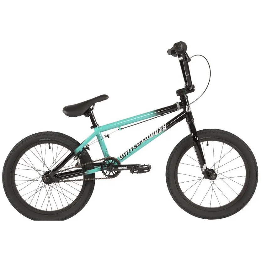 United Recruit 18'' Complete BMX - Aqua Fade