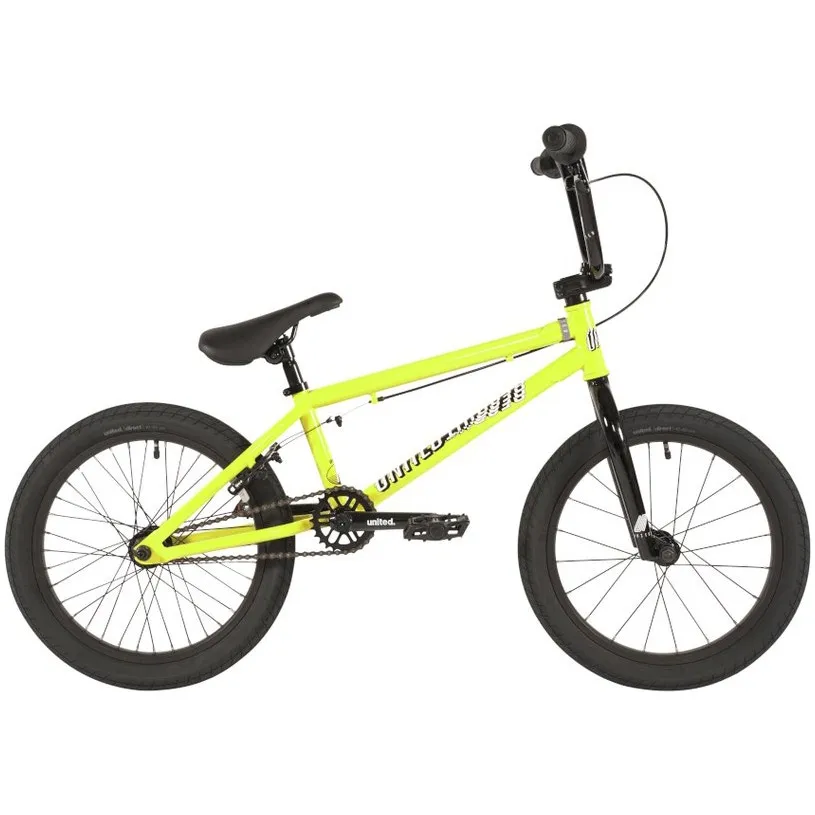 United Recruit 18'' Complete BMX - Lemon Sherbert