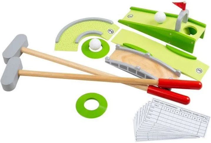 Wooden Crazy Golf - Outdoor Playset