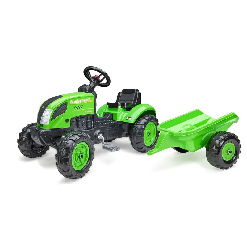 Green Tractor With Trailer (UK Mainland Only)