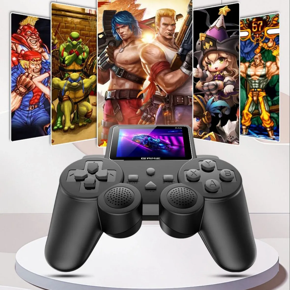 Handheld Game Console, with 520 Classic Games, Portable Retro Controller Gamepad Digital Game Player - S10 Model