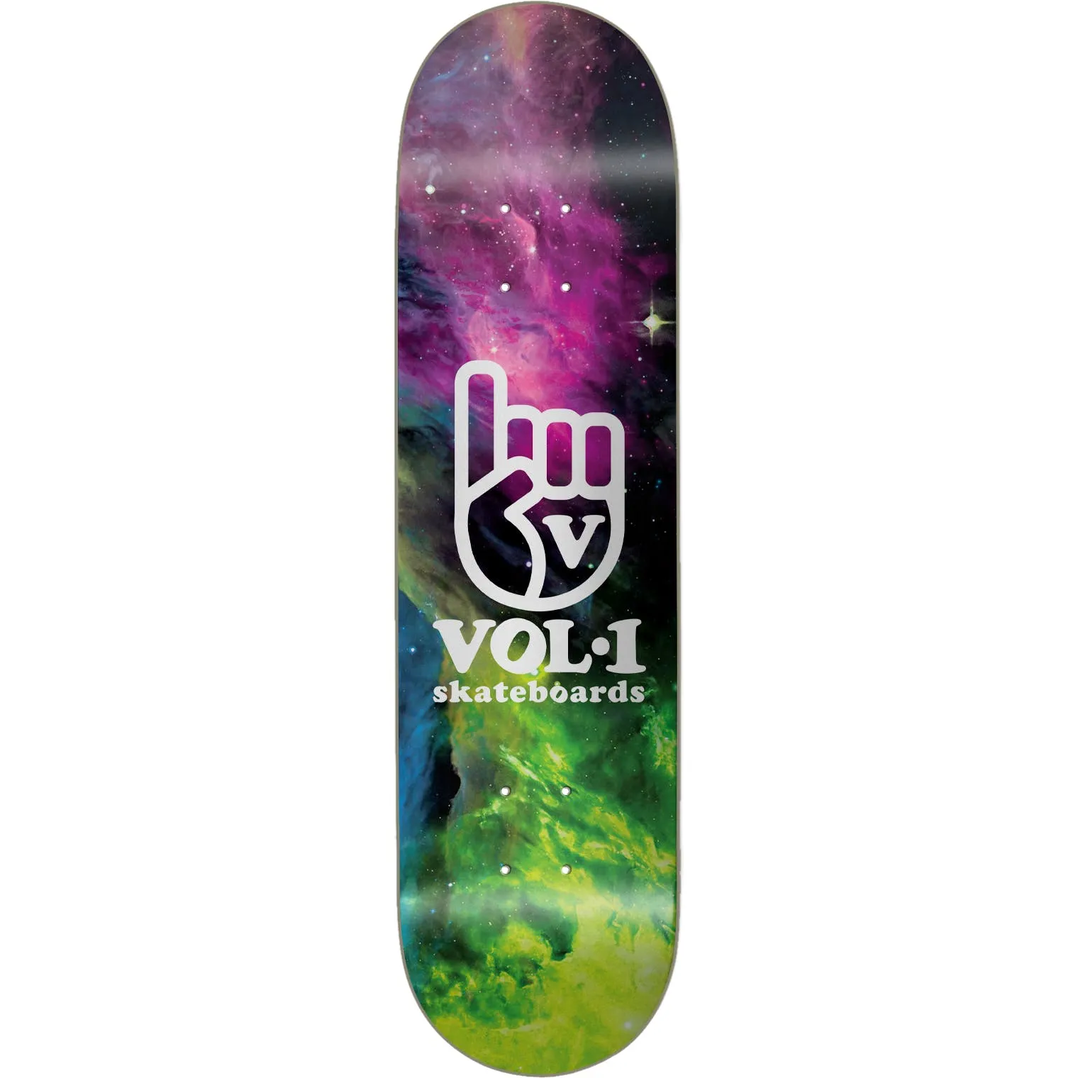 Vol.1 Cosmos Skateboard Deck - Purple/Green 7.75''