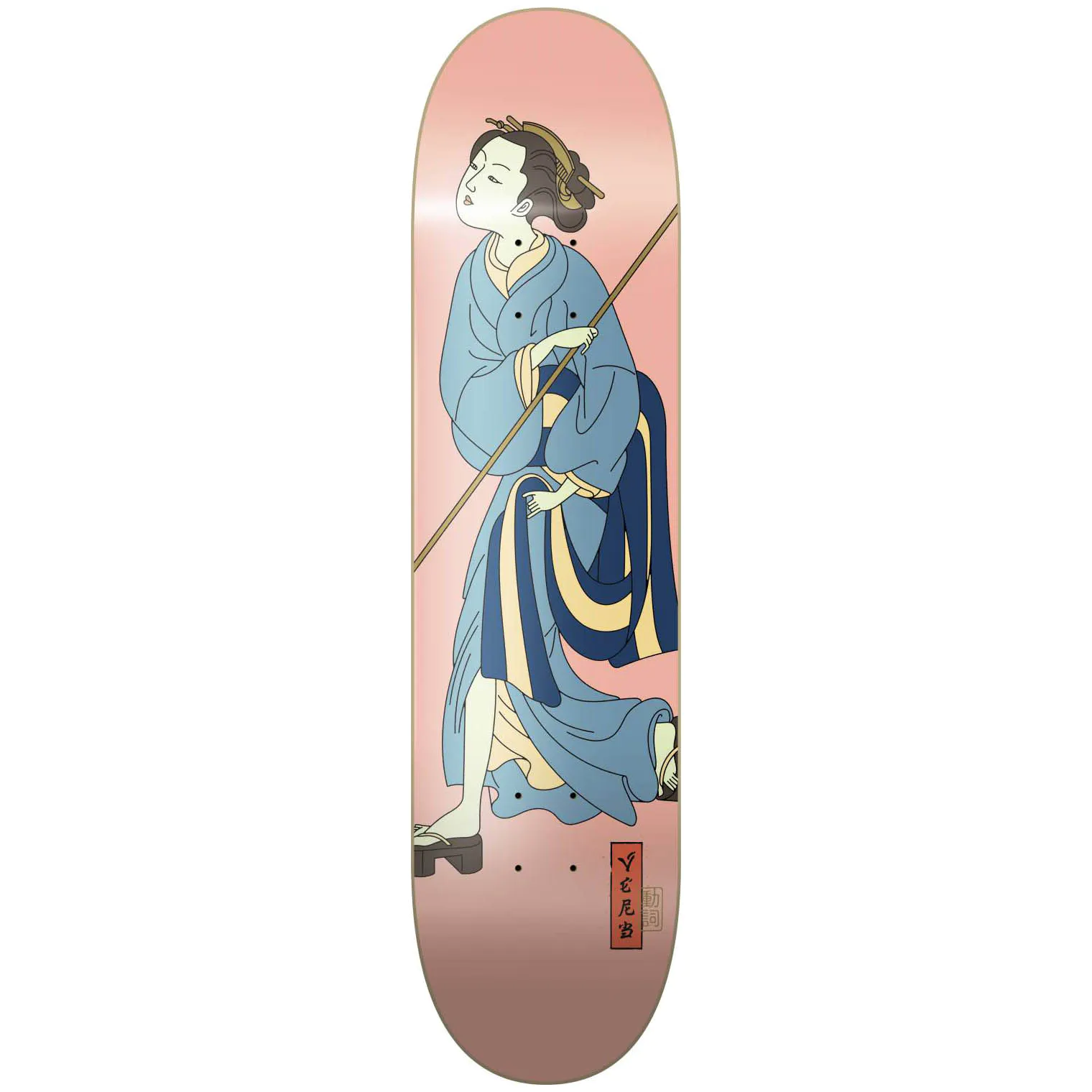 Verb Adam Hill Skateboard Deck - Onna-bugeisha 8.125''
