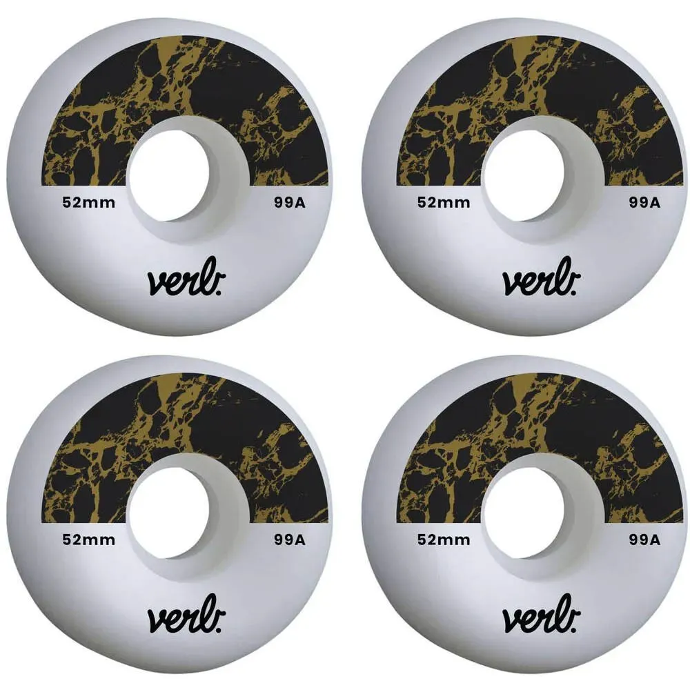 Verb Dip Skateboard Wheels 52mm - Marble Black