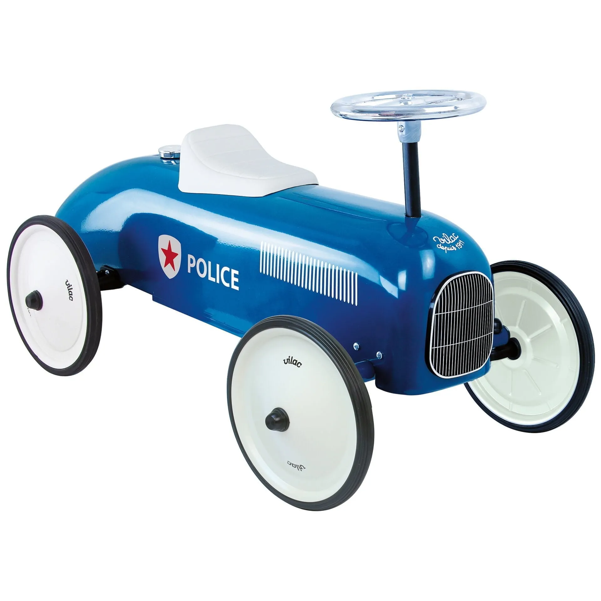 Vilac Classic Ride-On Car - Police Car