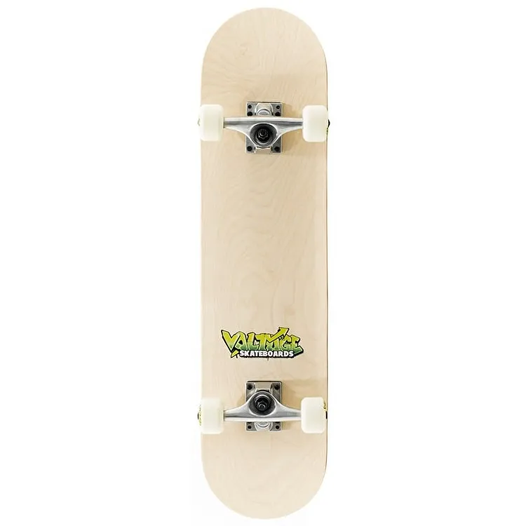 Voltage Graffiti Logo Complete Skateboard - Natural 7.5"