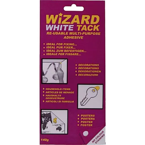 ValueX White Reusable White Adhesive Tack 140g - 12 Packs