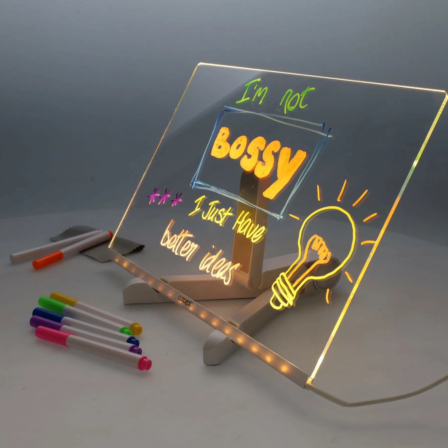 Acrylic LED Message Board - 200x300mm