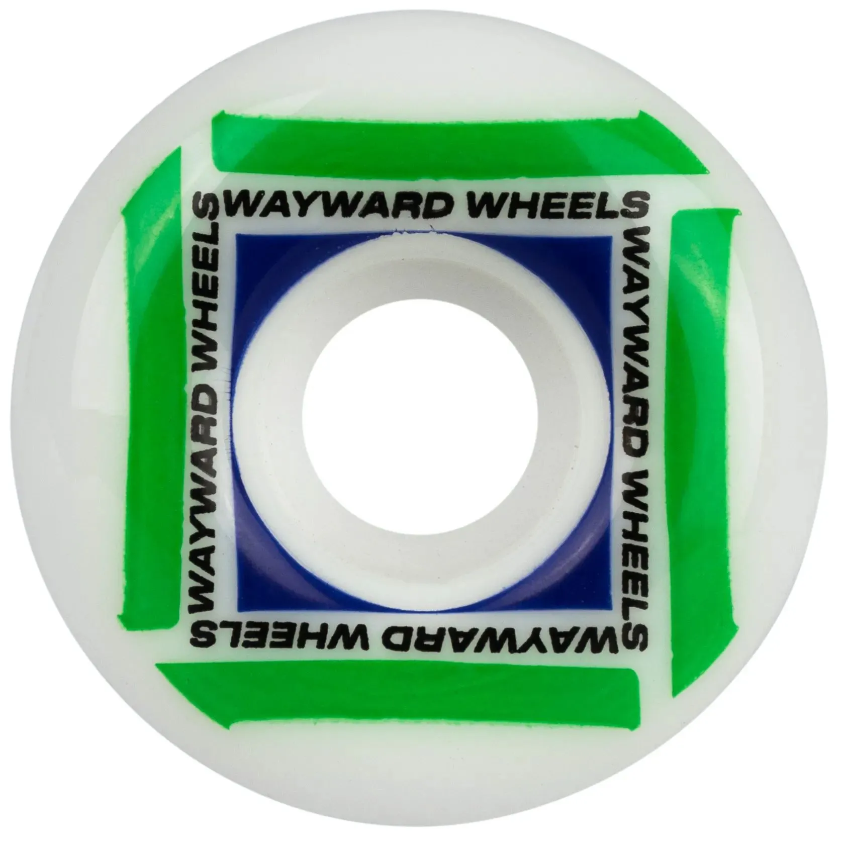 Wayward Waypoint Funnel Skateboard Wheels - Green 55mm