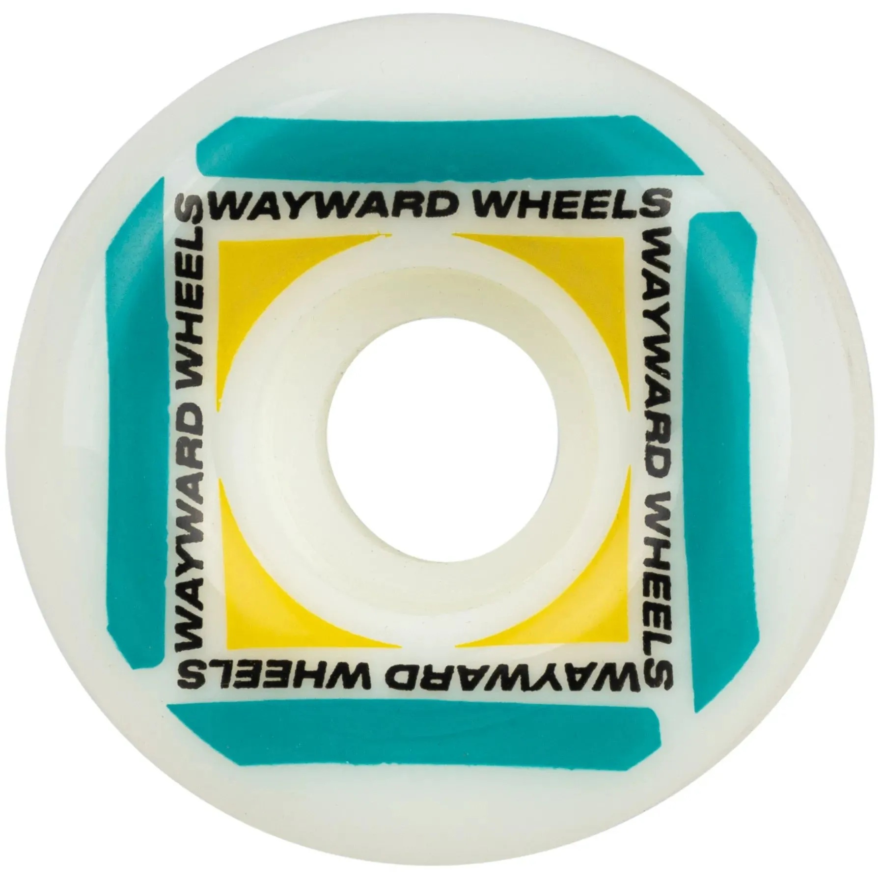 Wayward Waypoint Funnel Skateboard Wheels - Teal 53mm