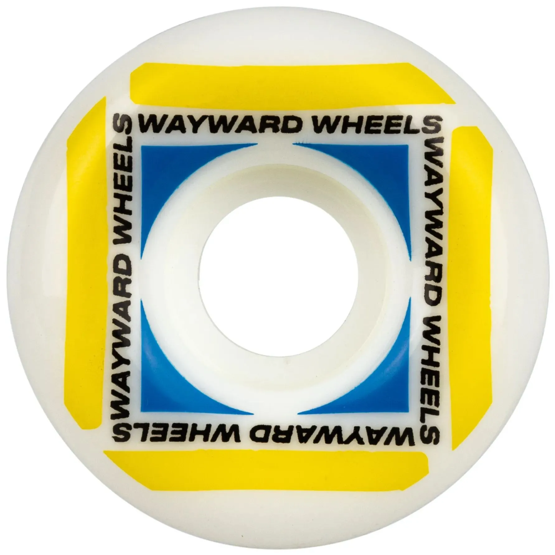 Wayward Waypoint Funnel Skateboard Wheels - Yellow 52mm