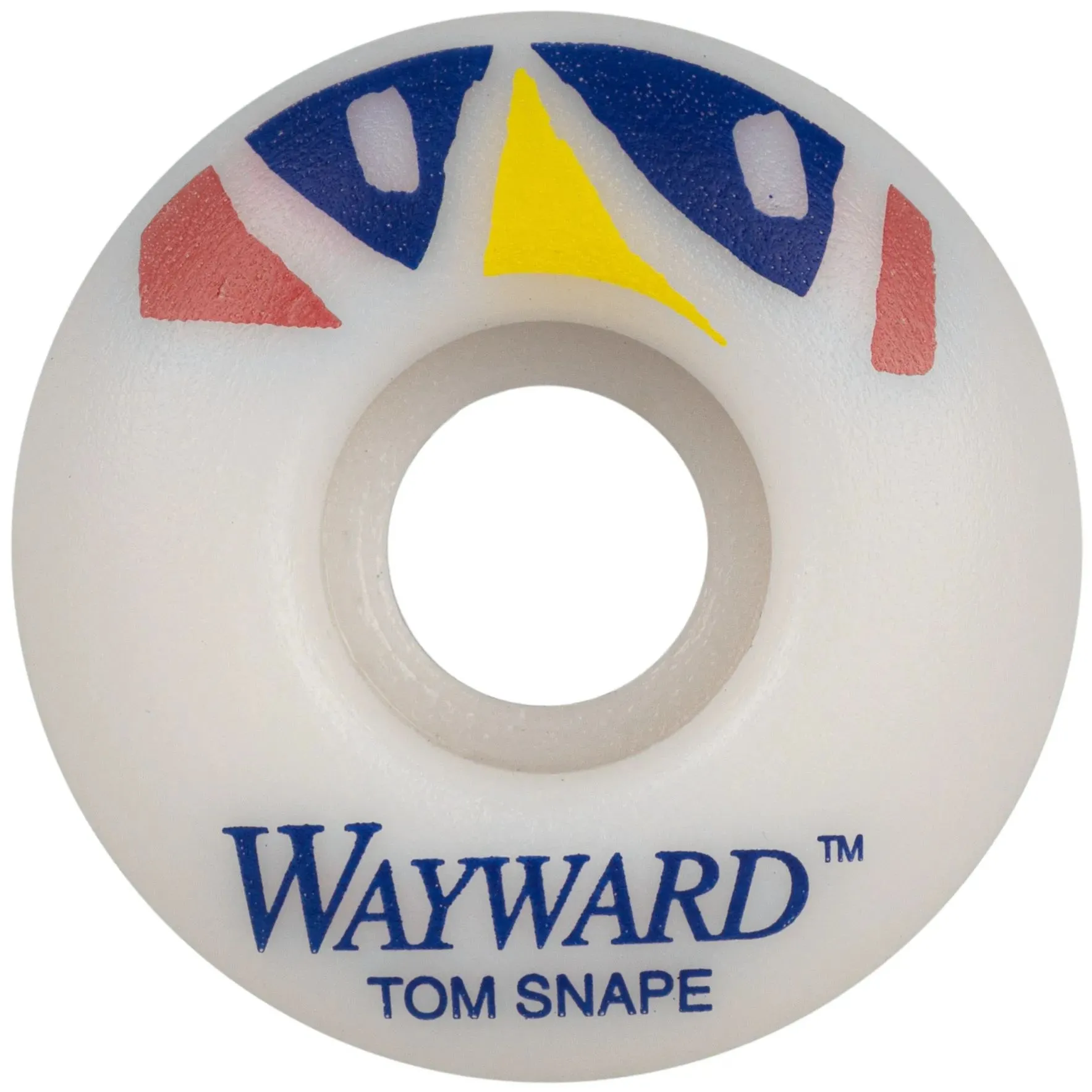 Wayward Pro Classic Tom Snape Skateboard Wheels - White/Blue 52mm