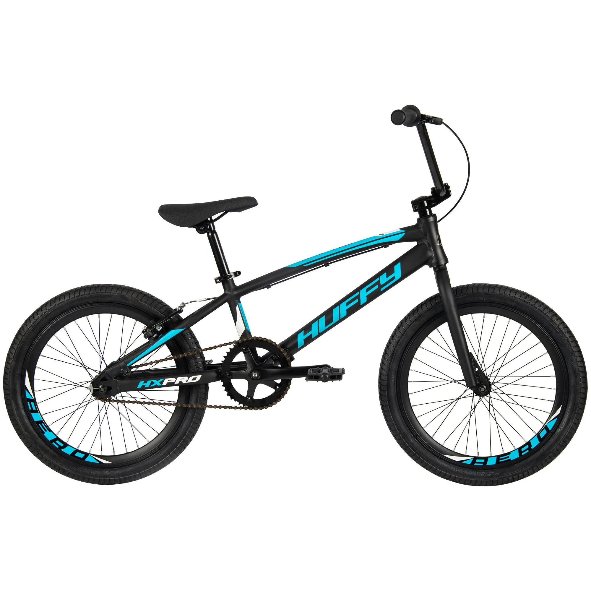 Huffy HX Pro Racer 20" BMX Alloy -Black/Blue Logo