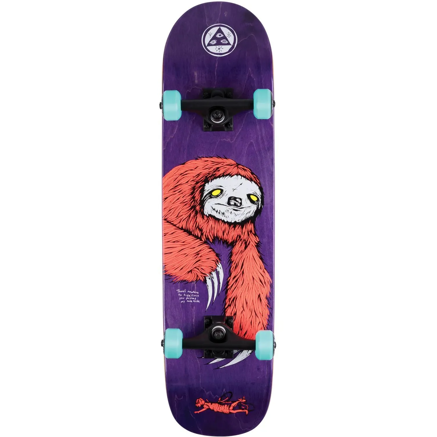 Welcome Sloth Complete Skateboard - 8''