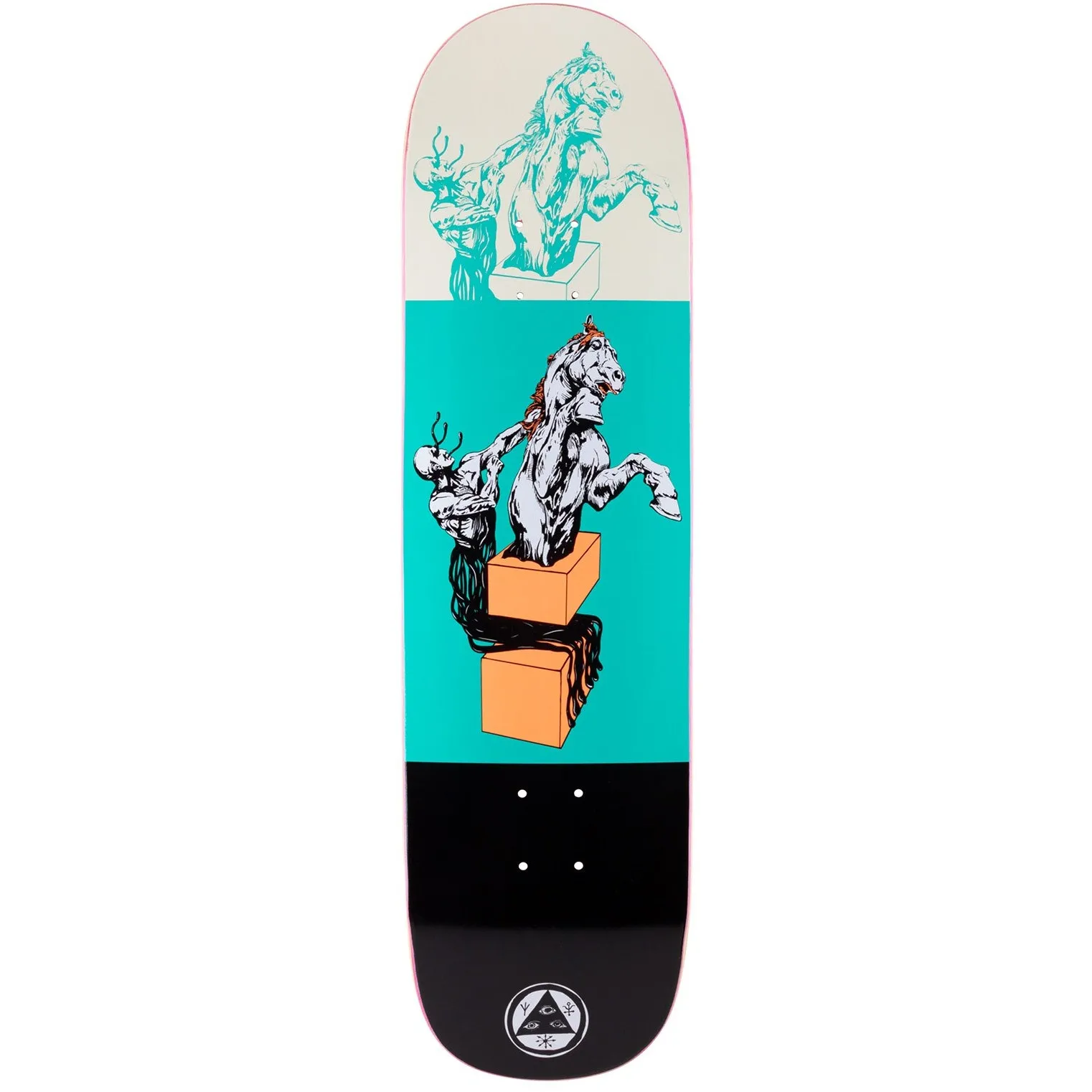 Welcome Hierophant on Big Bunyip Skateboard Deck 8.5''