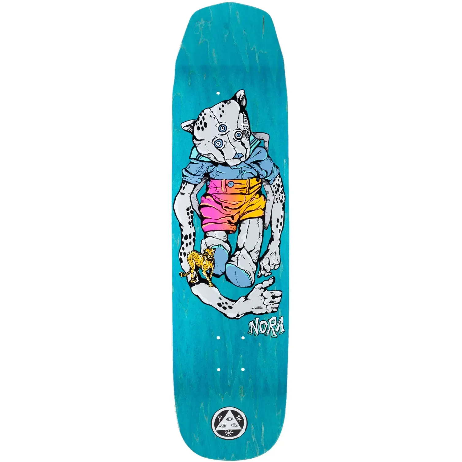 Welcome Teddy Nora on Wicked Princess Skateboard Deck 8.125''