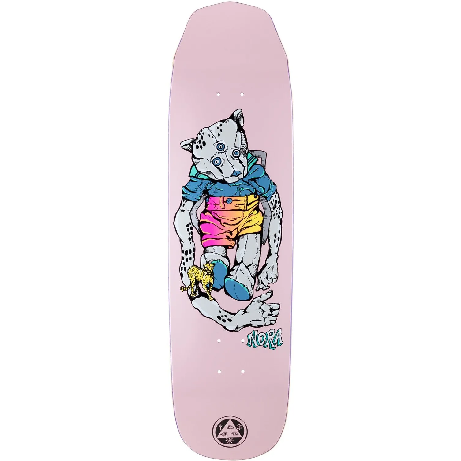 Welcome Teddy Nora on Wicked Queen Skateboard Deck 8.6''