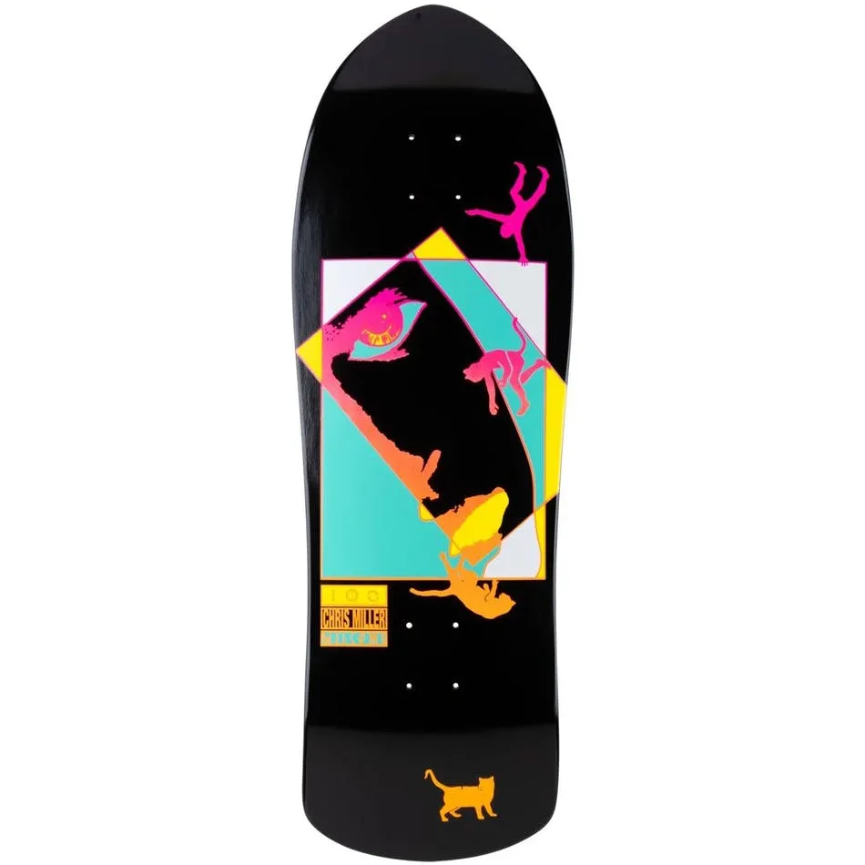 Welcome Faces Chris Miller Pro Model on Crossbone Skateboard Deck 10''