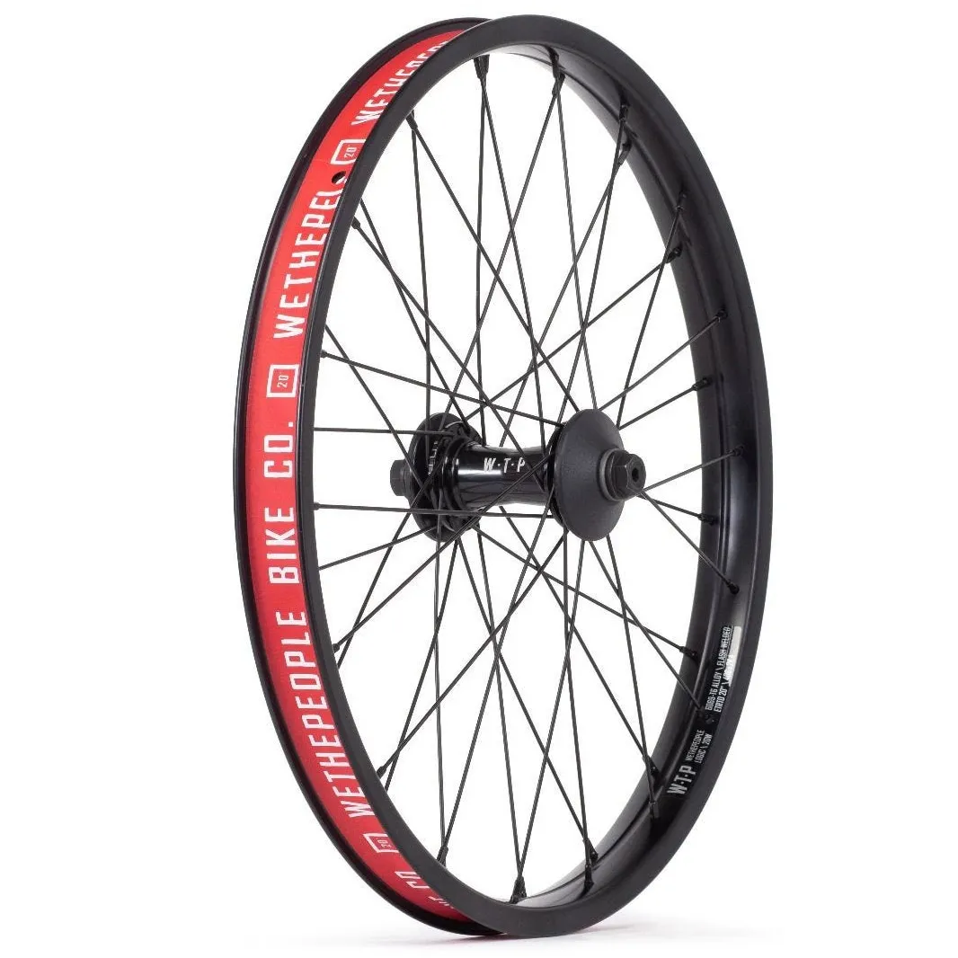 WeThePeople Helix 3/8'' 20'' Front BMX Wheel - Black