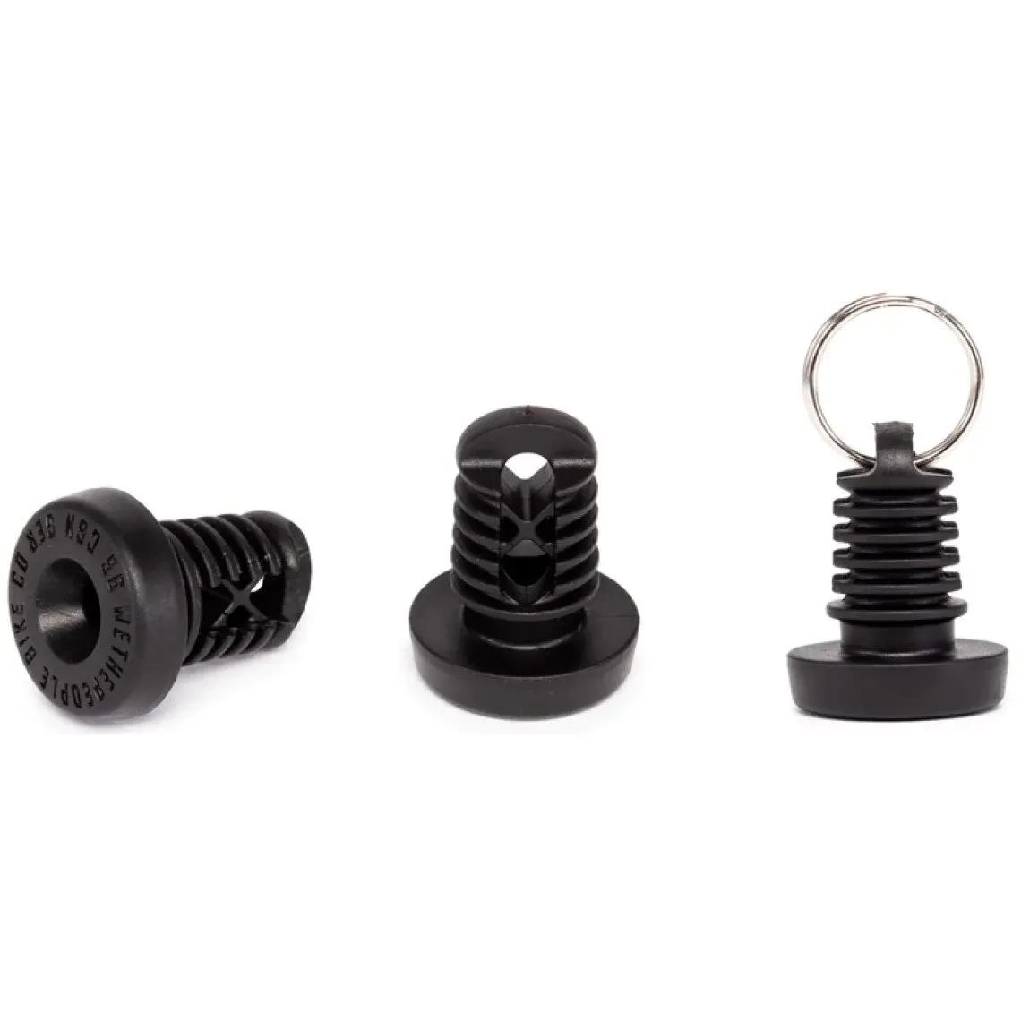 WeThePeople Key Wedge BMX Bar Ends - Black (3 Pack)