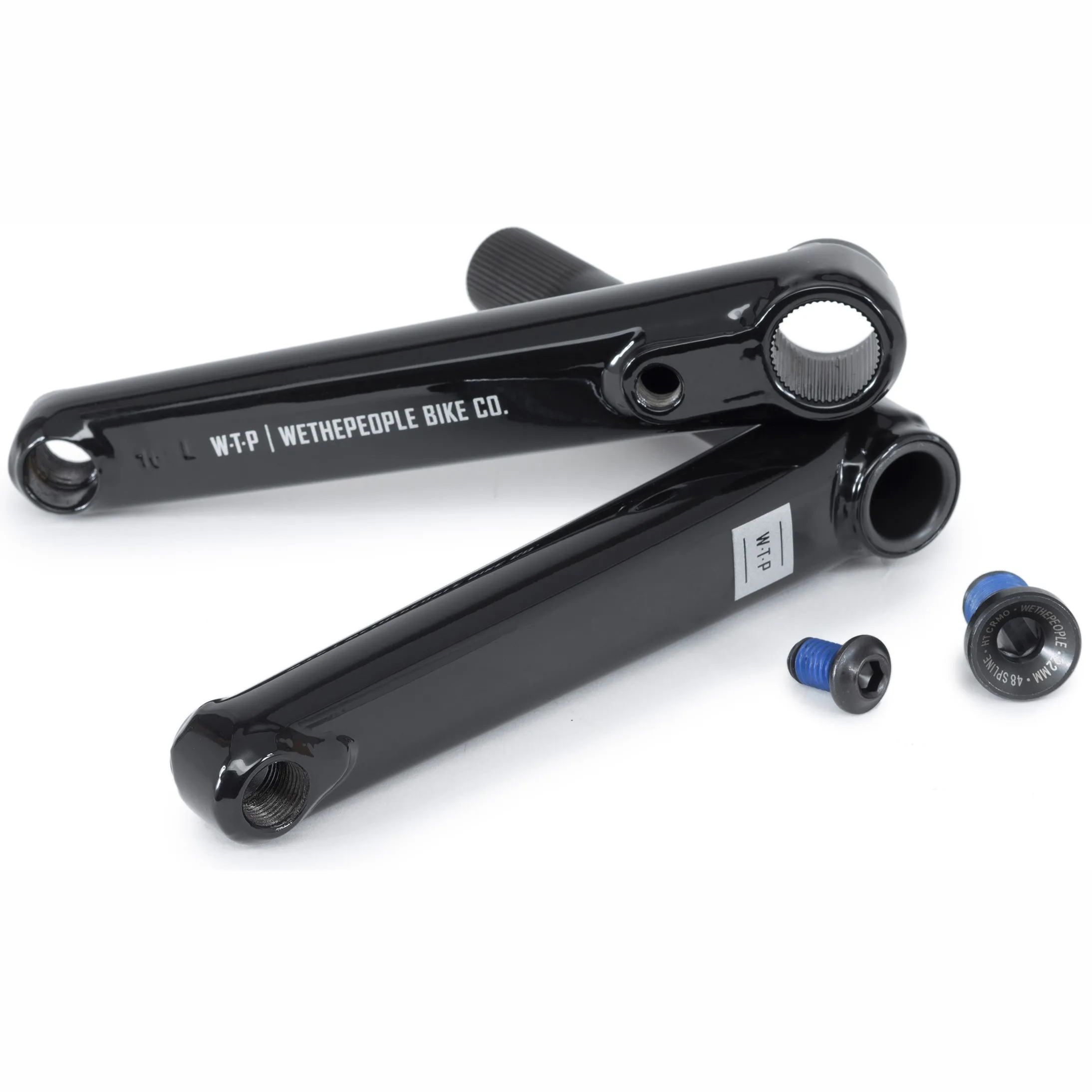 WeThePeople Legacy Crank 175mm BMX Cranks - Glossy Black
