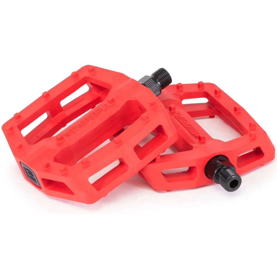 WeThePeople Logic Nylon/Fibreglas 9/16'' BMX Pedals - Red