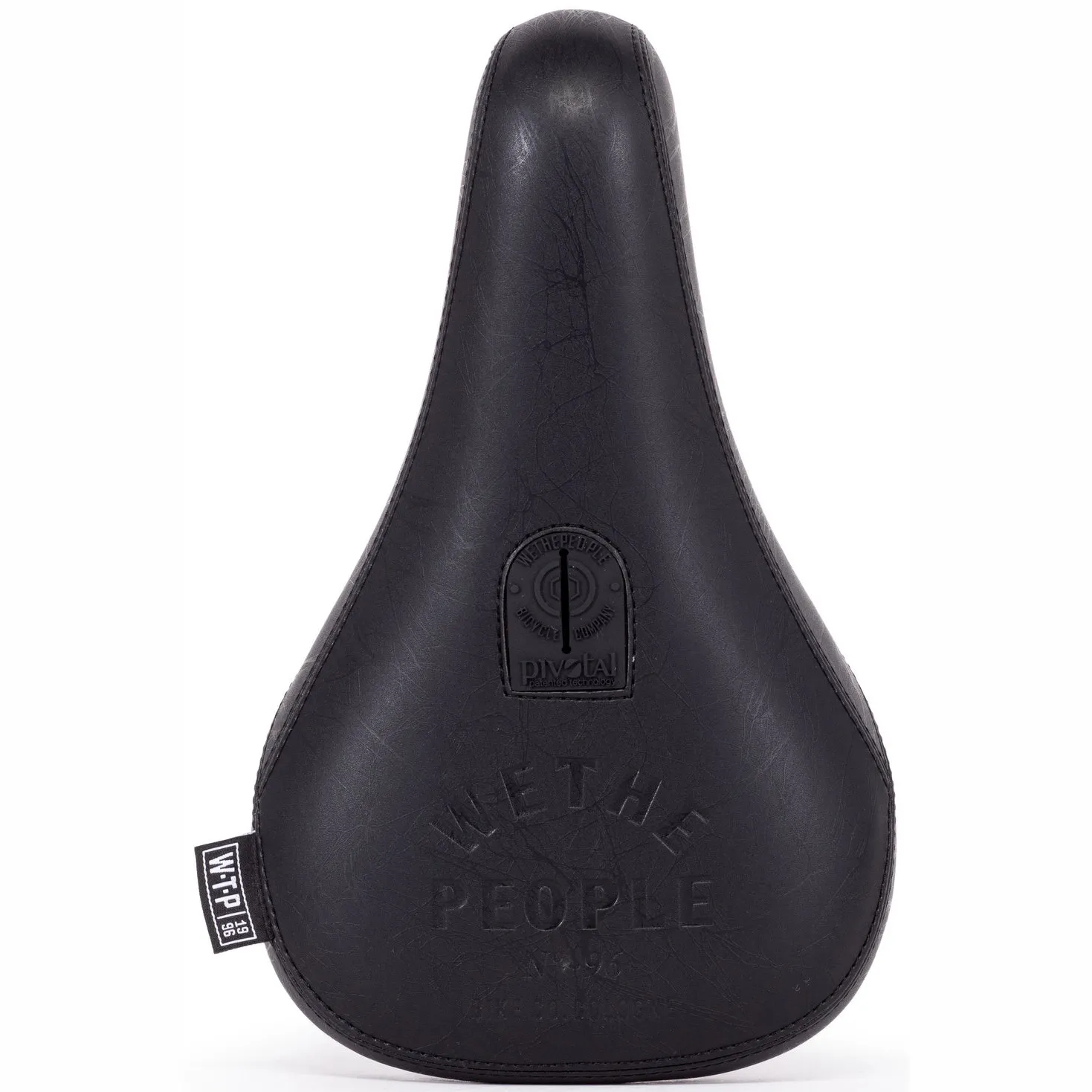 WeThePeople Team Pivotal Fat BMX Seat - Black Leather