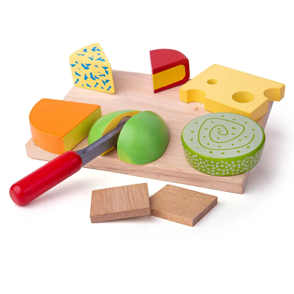 Wooden Cheese Board Set - Play Food
