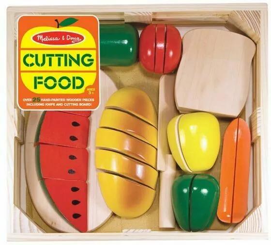 Wooden Cutting Food - Play Food