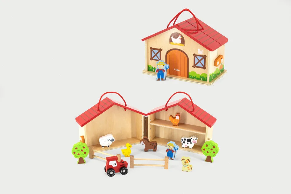Wooden Farm Play Set
