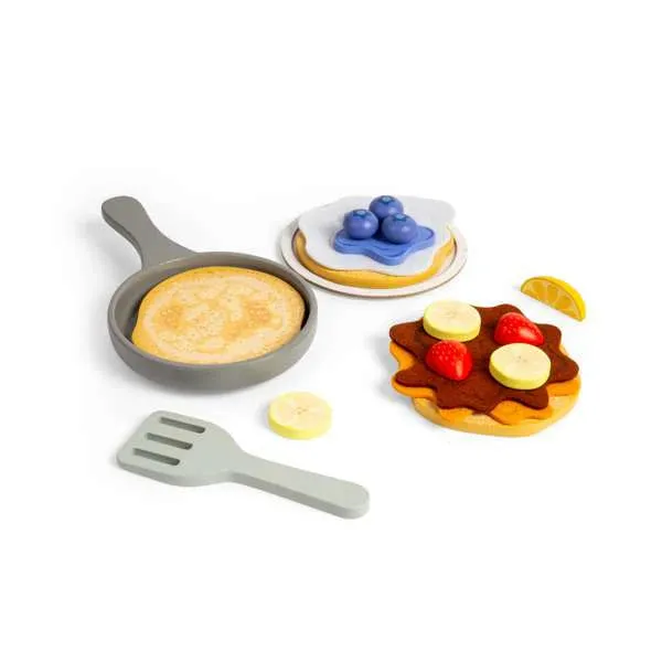 Wooden Pancake Play Food Set