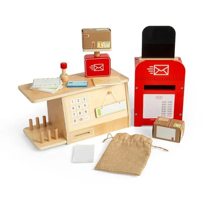 Wooden Post Office Set